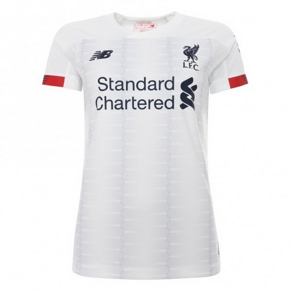 Camiseta Liverpool Segunda equipación Mujer 2019-2020 Blanco